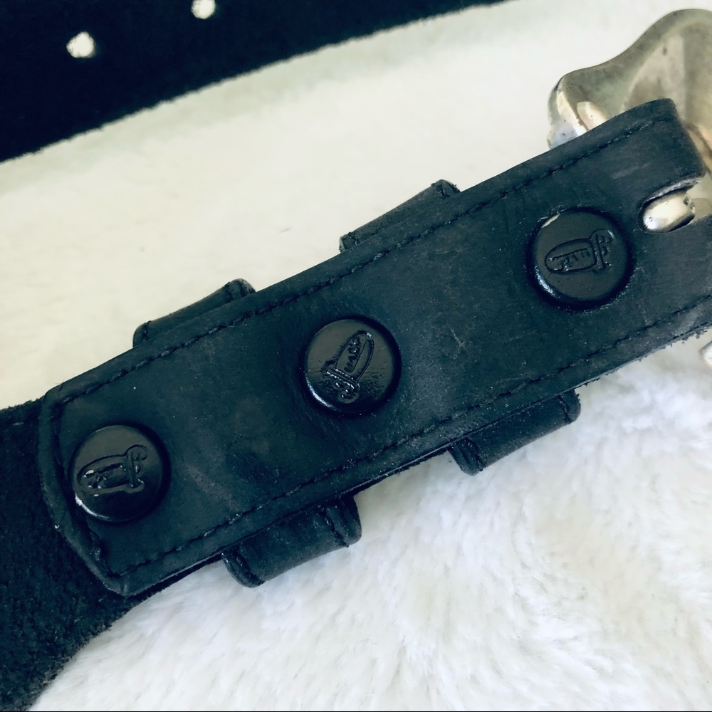 Justin Boots > Black Leather Aztec Beaded Western Belt > 30 - Picture 6 of 12